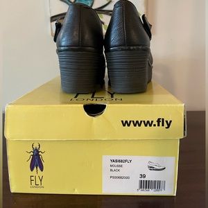 Fly London Black wedges